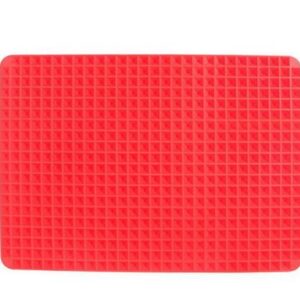Non-Stick Silicone Pyramid Cooking Mat Baking Mat With Grid Versatile Oven BBQ Cooking Mat Heat-Resistant Mat Kitchen Tools Kitchen Gadgets
