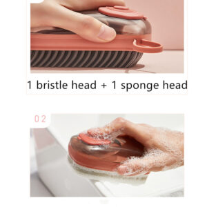 Multifunctional Automatic Liquid Cleaning Brush Soft Shoe Brush Clean Wash Shoe Artifact Laundry Brush Household Brush Clothes