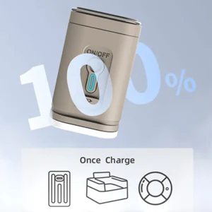 Portable Pocket Air Pump with Camping Lantern | USB Rechargeable Mini Air Pump 2400mAh