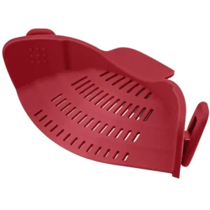 Food-grade Silicone Rubber Draining Basket Noodle Vegetable Washing Colander Household Gadget Leakproof Drainer Strainer