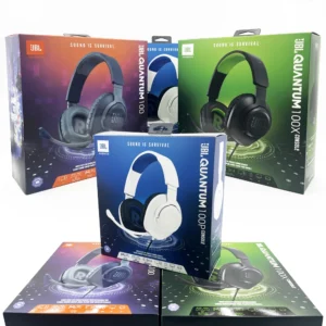 JBL Quantum 100P/X Gaming Headset | 7.1 Virtual Surround Sound Wired Over-Ear Headphones