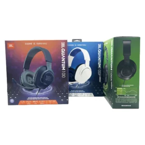 JBL Quantum 100P/X Gaming Headset | 7.1 Virtual Surround Sound Wired Over-Ear Headphones