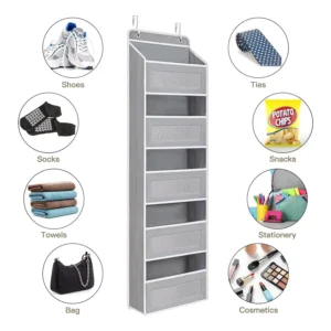Hanging Closet Organizer Door Storage Rack | Multi-Layer Clothes & Shoe Storage Bag
