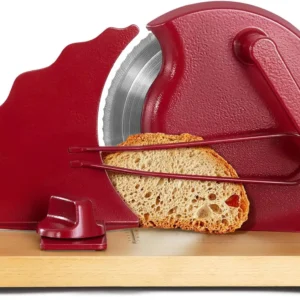 Manual Bread Slicer Adjustable Thickness | Stainless Steel Hand Crank Bread Cutter for Home & Bakery