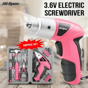 USB Rechargeable Electric Screwdriver Set 3.6V | Portable Tool Kit with Drill Bits