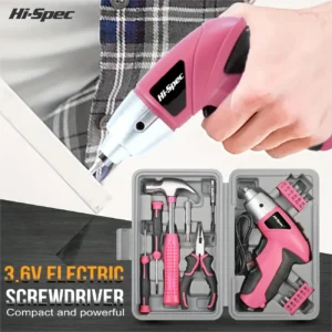 USB Rechargeable Electric Screwdriver Set 3.6V | Portable Tool Kit with Drill Bits
